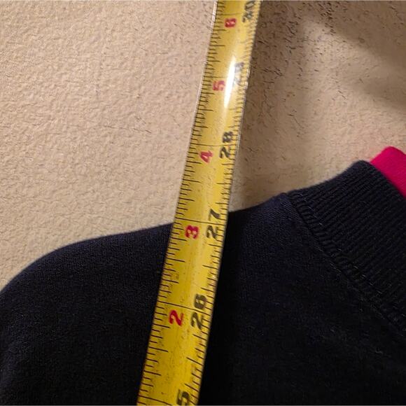 Vtg Dog Embroidered Double Collared Crewneck Sweatshirt Size XL Grandma Read - Picture 6 of 8